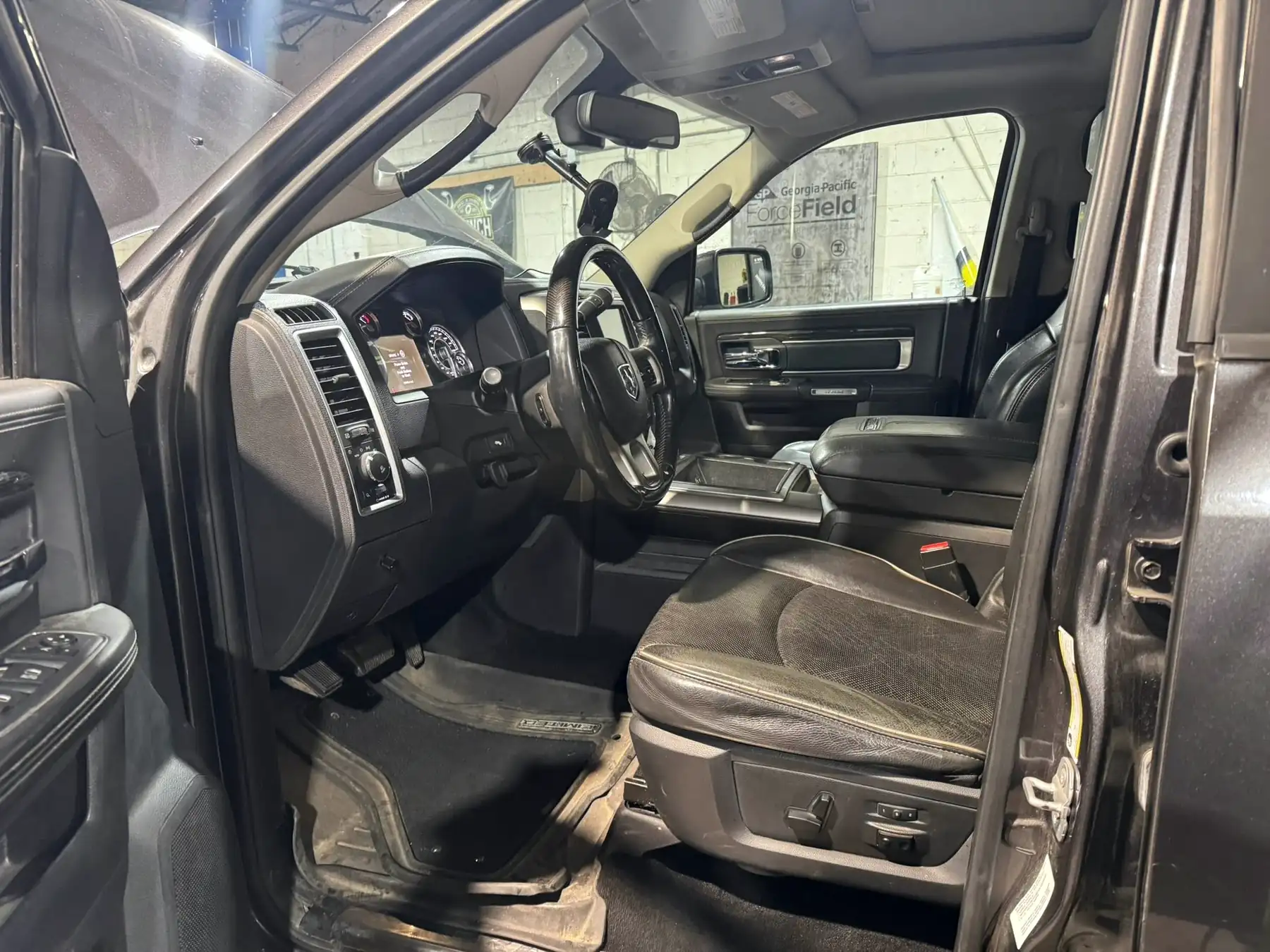 Ram pickup interior